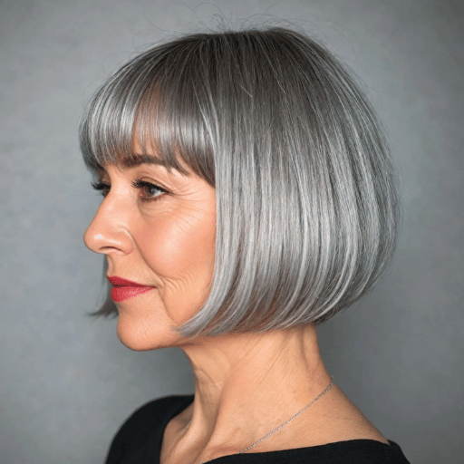 Sleek Angled Bob