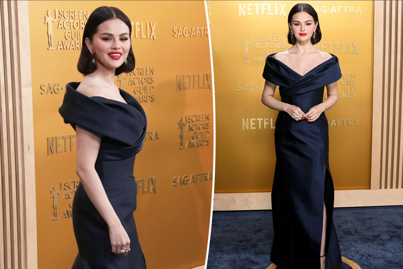 Selena Gomez Stuns at the 2025 SAG Awards Amid Weight Loss Speculations