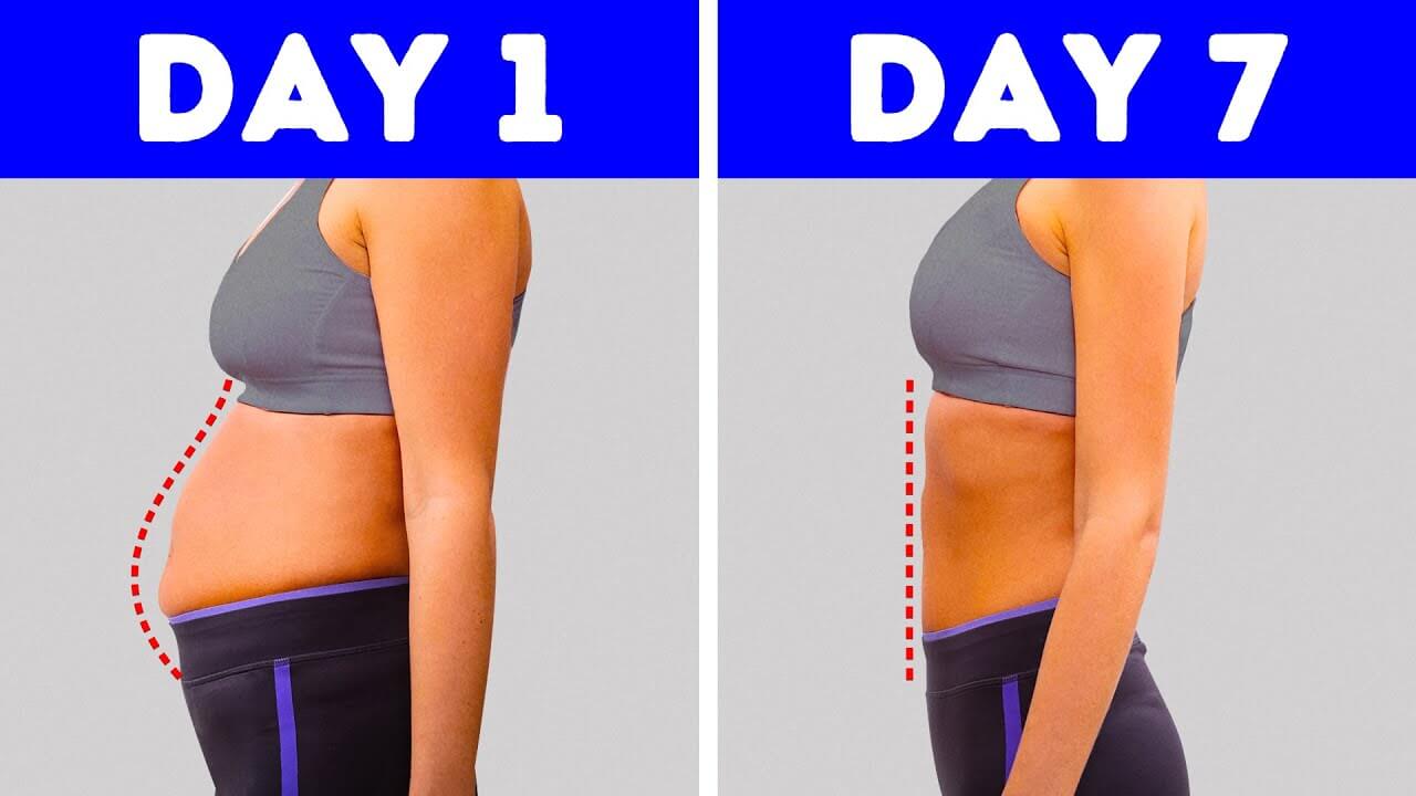 How to Flatten Your Belly at Home