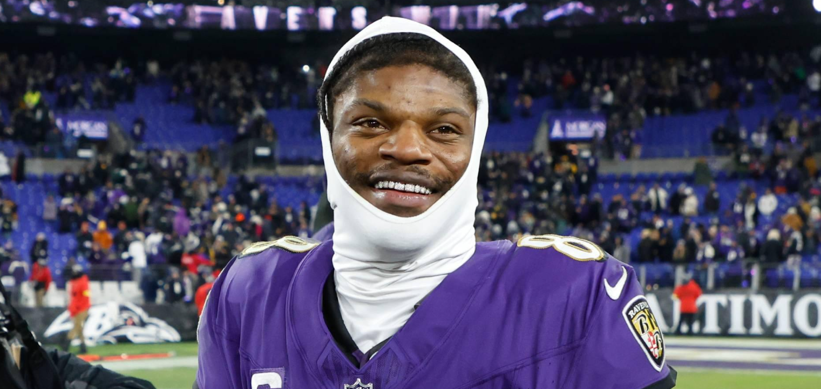 La sonrisa de Lamar Jackson