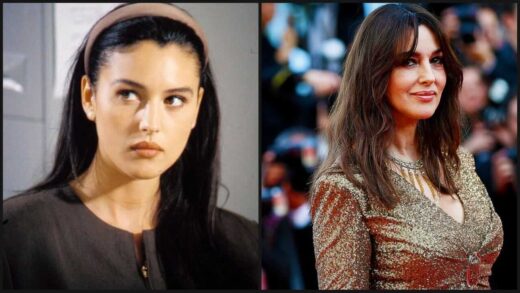 Before & After: From youthful model in Umbria to enduring beauty icon on the global stage.