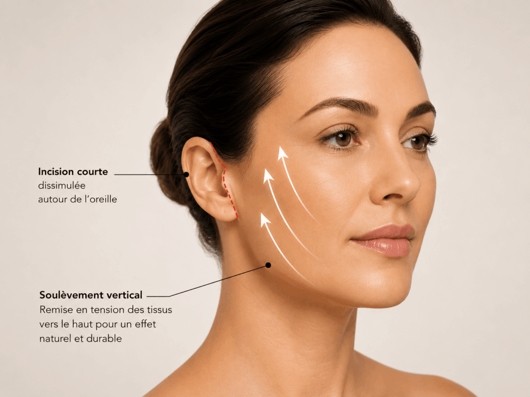 Mini lifting visage
